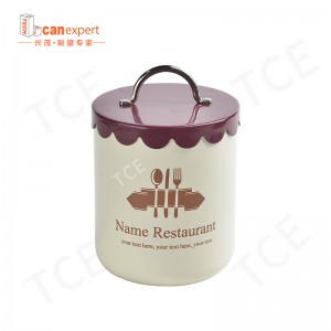 Wholesale Sale Custom Small Food Safe Grade Metal Empty Tin Cans For Food Packaging Container Canning With Lid