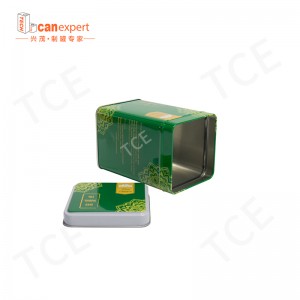 Tce-new Design Tin Gift Box Packaging Cans 0.28mm Square Craft Gift Tin Can