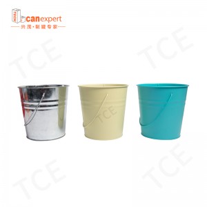 Tce-wholesale Custom Printed Gift Tin Can Compressed 0.28mm Big Capacity Craft Gift Tin Can