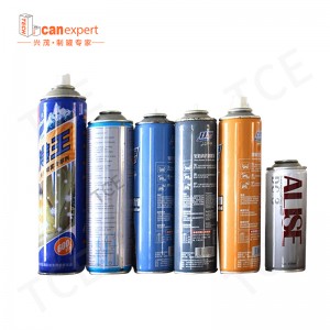 Tce- Factory Direct Lubricating Oil Tin Can 0.28 Mm Thickness Detergent Aerosol Tin Can