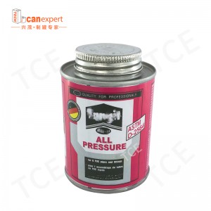 Tce- Hot Selling Round Chemical Glue Tin Can 0.25 Mm Metal Paint Bucket