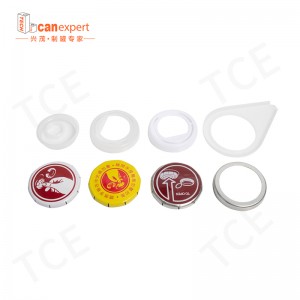 Tce- Best Selling Pressure Cap Accessories Of Tin Can Tinplate Accessories Of Pressure Cap