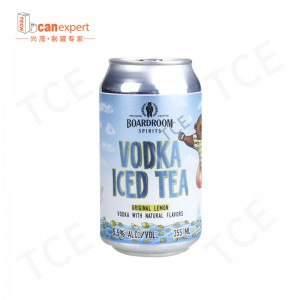 Tce-hot Selling Product Alcohol Beverage Tin Can 0.25mm Beverage Tin Can Bottle