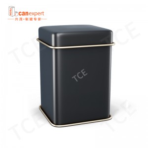 Etc-custom Tin Can Manufacturers Wholesale Rectangular Square Tin Can Metal Packaging Tea And Coffee Sample Box Custom Tin Can