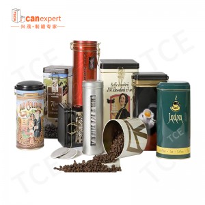 Custom Tin Can Manufacturers Wholesale Rectangle Square Round Tin Cans Metalpackaging Tea Sample Box Tin Custom Tinplate Box